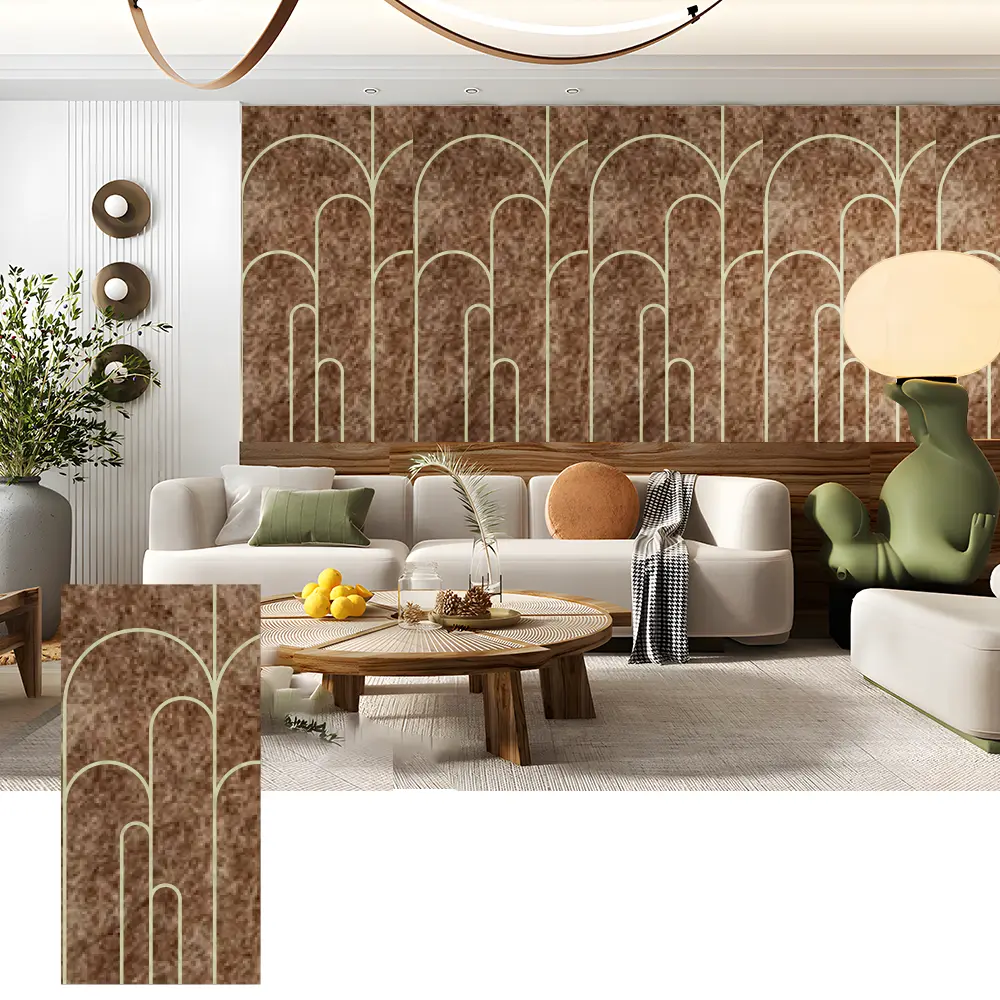 Panouri acustice de perete 3D PET pentru interioare decorative Panouri acustice de perete 3D PET pentru interioare decorative