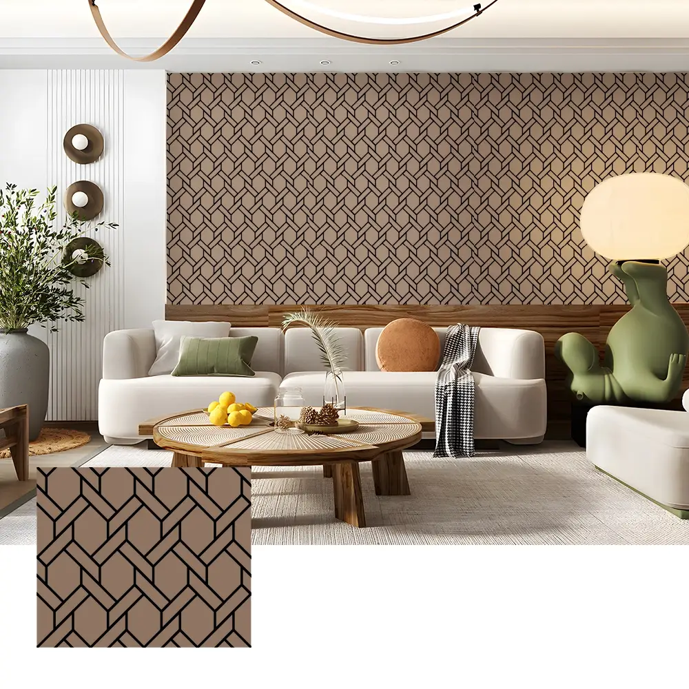 Panouri de perete din furnir acustic din lemn pentru interioare home theater