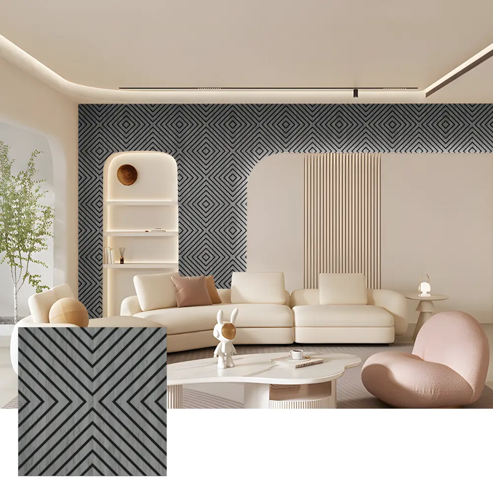 Panouri de perete acustic din lemn Akupanel pentru uz interior Panouri de perete acustic din lemn Akupanel pentru uz interior