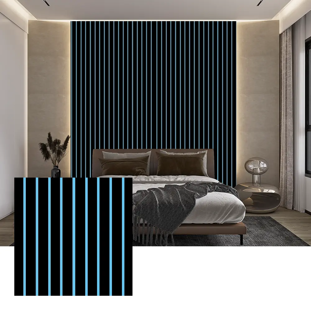 Panouri acustice PET colorate pentru decorarea peretelui interior Panouri acustice PET colorate pentru decorarea peretelui interior