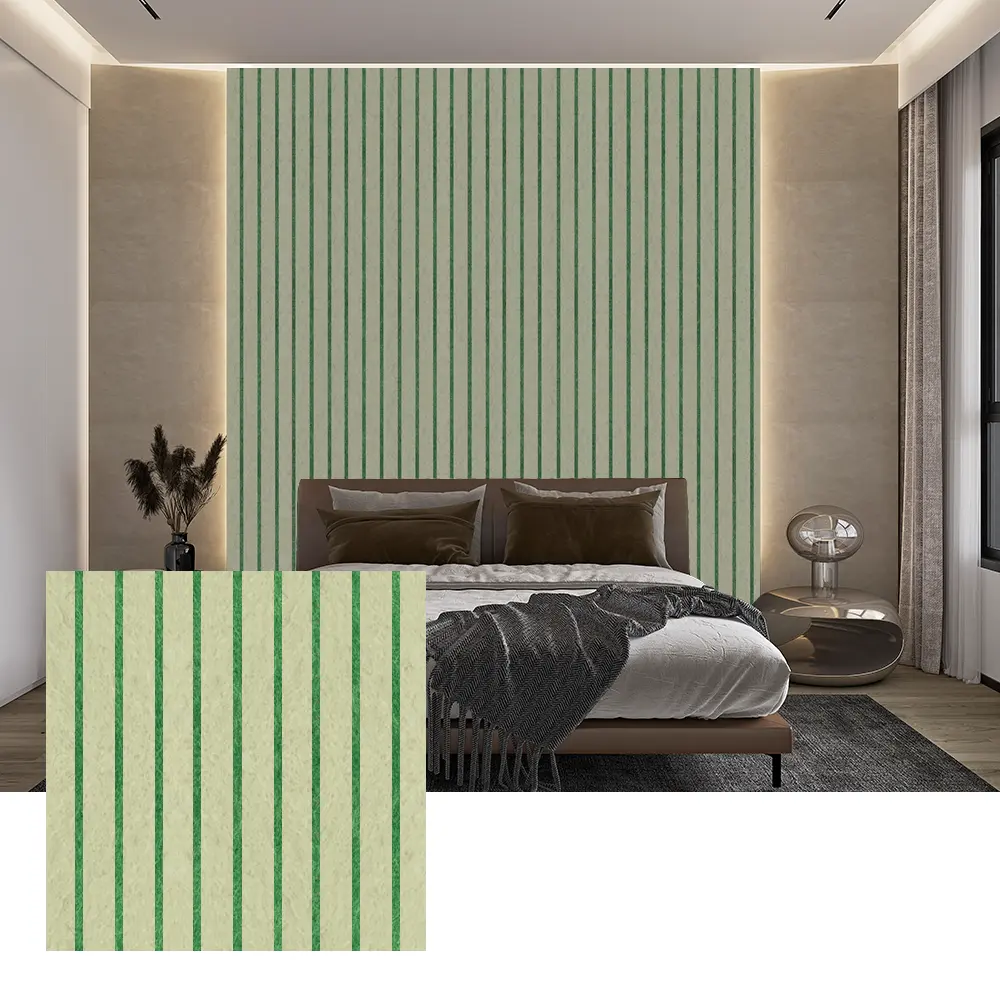Panouri acustice PET colorate pentru decorarea peretelui interior