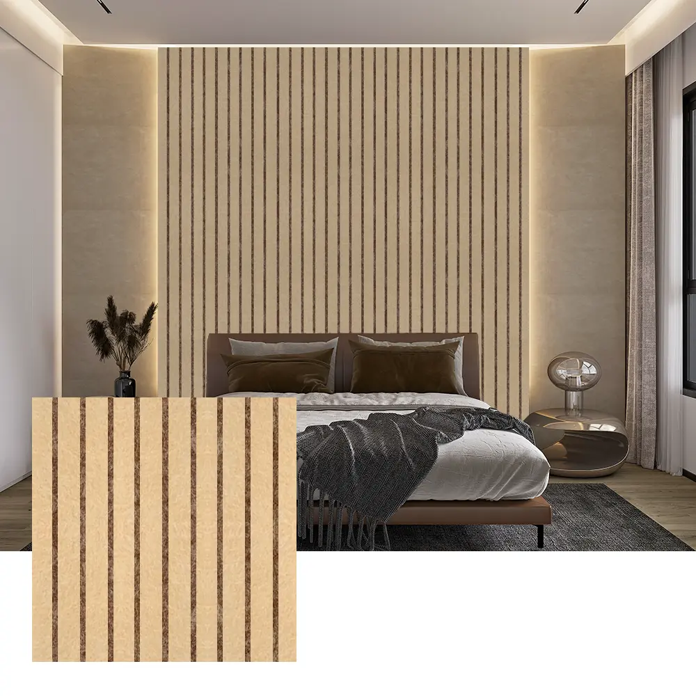 Panouri acustice PET colorate pentru decorarea peretelui interior