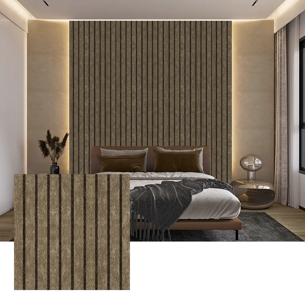 Panouri acustice PET colorate pentru decorarea peretelui interior