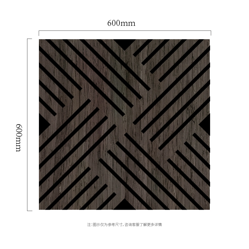 Panou de perete acustic Crossline Diagonal MDF-on-PET Panou de perete acustic Crossline Diagonal MDF-on-PET