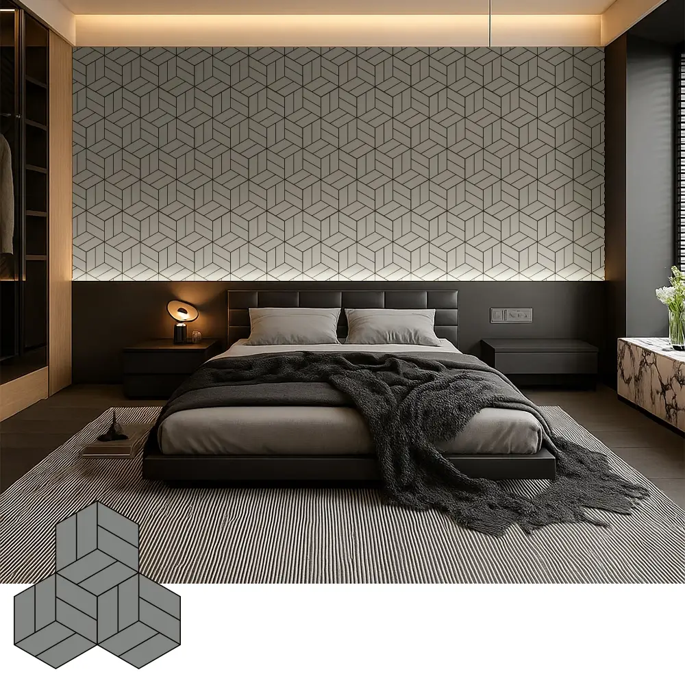 Panouri decorative din furnir acustic din lemn pentru interioare moderne