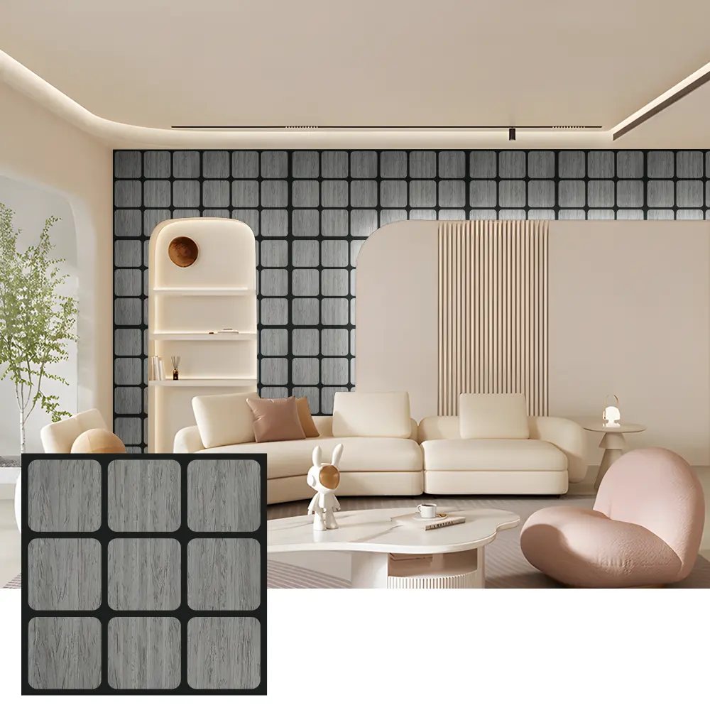 Panouri acustice decorative din lemn pentru pereti interiori