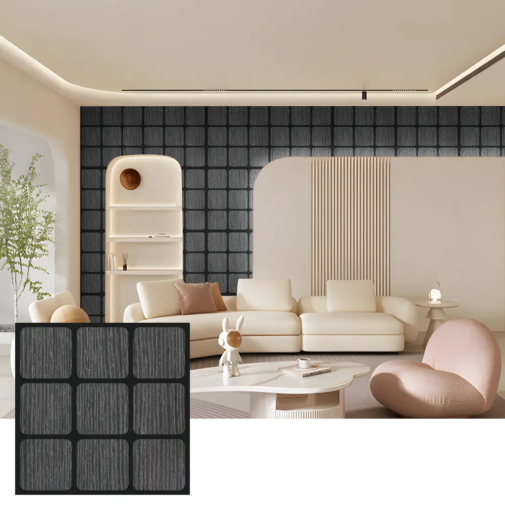 Panouri acustice decorative din lemn pentru pereti interiori