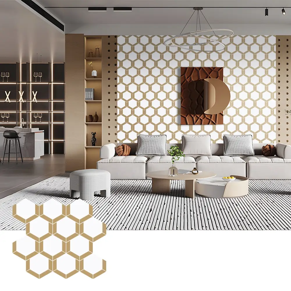 Panouri acustice din fetru PET de instalare ușoară pentru decorarea pereților