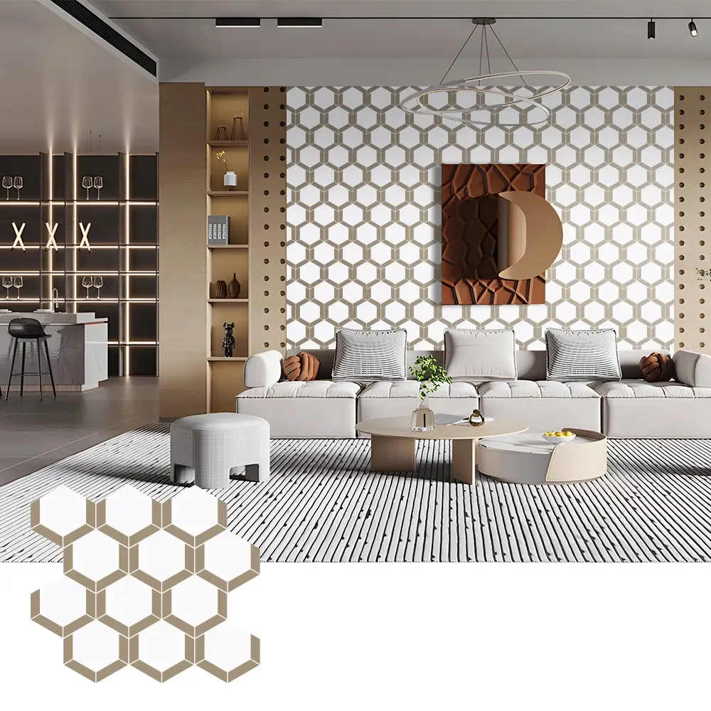 Panouri acustice din fetru PET de instalare ușoară pentru decorarea pereților