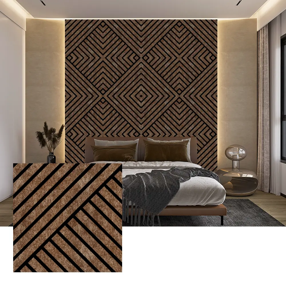 Panouri de perete acustic PET de interior pentru reducerea zgomotului Panouri de perete acustic PET de interior pentru reducerea zgomotului