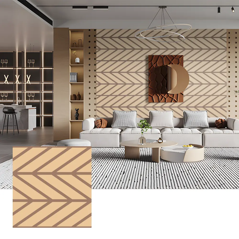 Panouri acustice PET pentru decorarea peretilor interiori