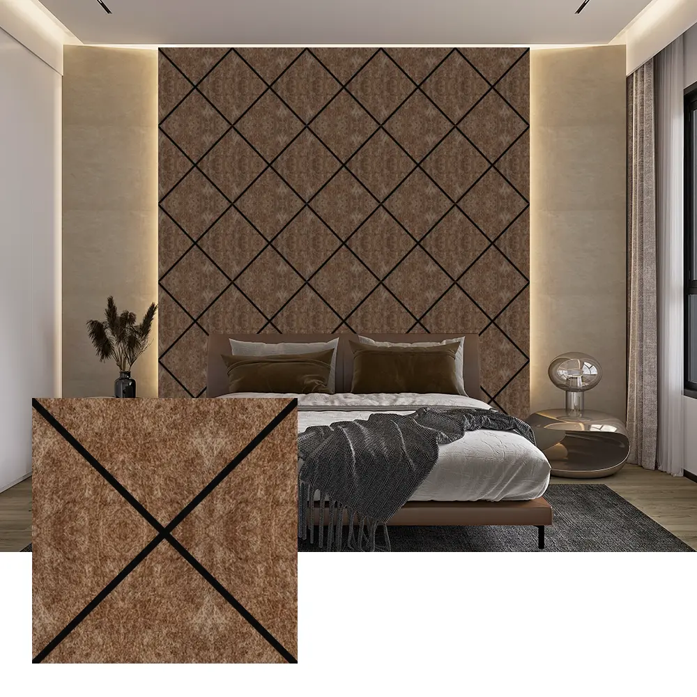 Panouri acustice din fetru PET reciclat pentru uz interior