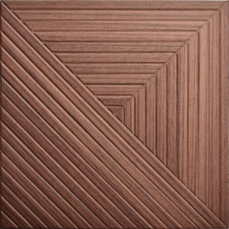 Panou acustic din lemn, încadrat în diagonală Wonear Luxury Residence Panou acustic din lemn, încadrat în diagonală Wonear Luxury Residence