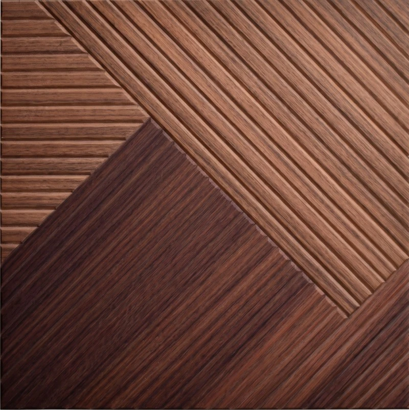 Wonear Retail Showroom Patchwork Panou acustic din lemn Wonear Retail Showroom Patchwork Panou acustic din lemn